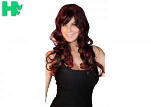 Quality Lovely And Wild Womens Heat Resistant Soft Wigs Natural Long Curly Hair Wigs for sale