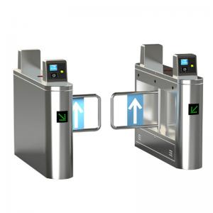 Quality Sliding Turnstile Barrier Gate Speed Gate Cross For Office Building Access Control for sale