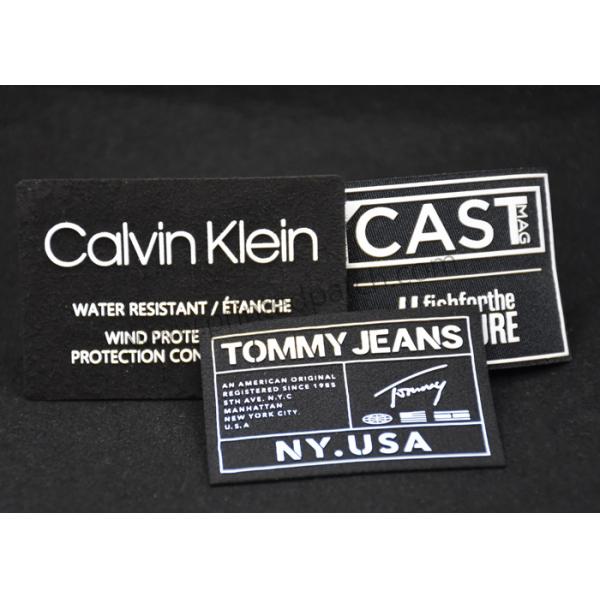 5 Colorway Printed Iron On Labels Woven Labels With Own Logo