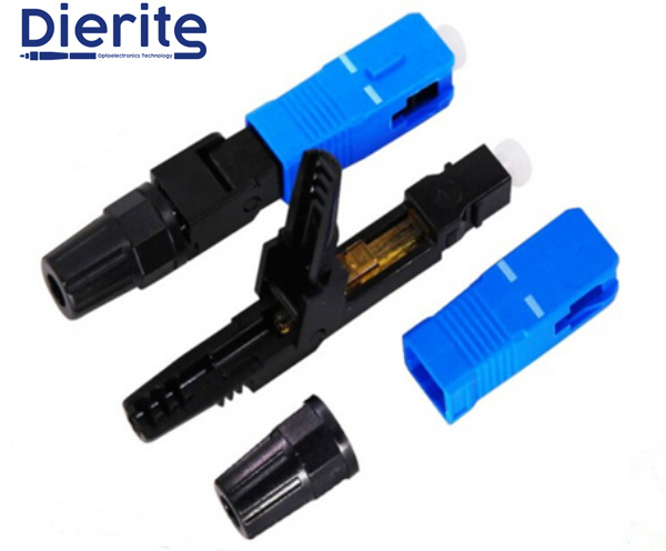 Sc Upc Singlemode 0.9 2.0 3.0mm Pre-Polished Ferrule Field Assembly Connector Fiber Optic Connector for Local Area Network