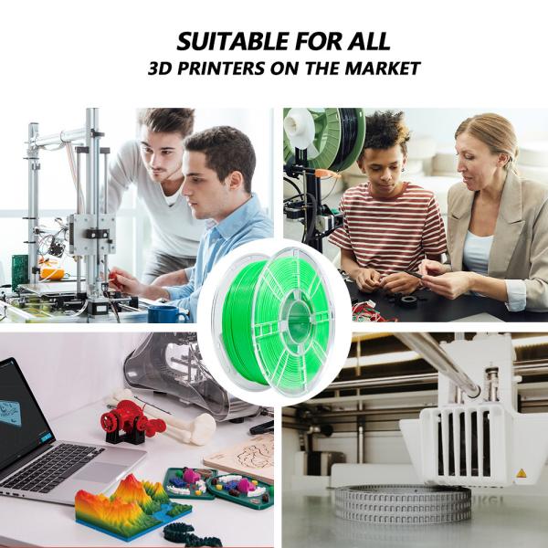 3D Printer PETG Grass Green Filament 1.75mm FDM Forming Technology 3d Printing Filament