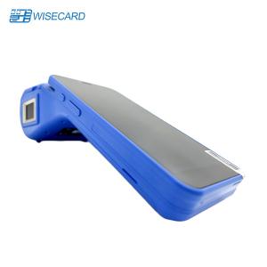 Quality Fingerprint Biometric Verification Android POS Terminal with Magnetic Stripe Reader for sale