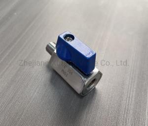 China 2000wog Stainless Steel Mini Thread Screw Ball Valve 1PC SS304/SS316 Q11F-2000WOG on sale