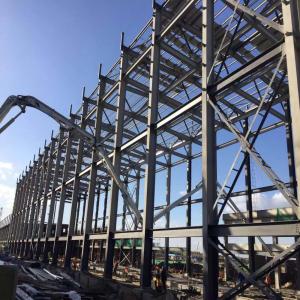 Large Span Pre Engineered Steel Buildings with Crane Support