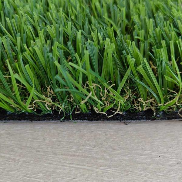 Non Infill Landscape Artificial Lawn Used For Balcony Garden And Decorative Paving With Low Maintenance