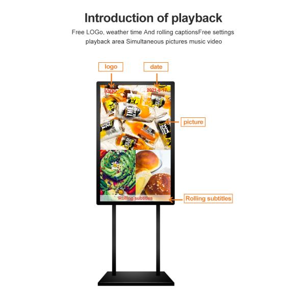 32 Inch Digital Signage Window Display 2500 Nits High Brightness ODM