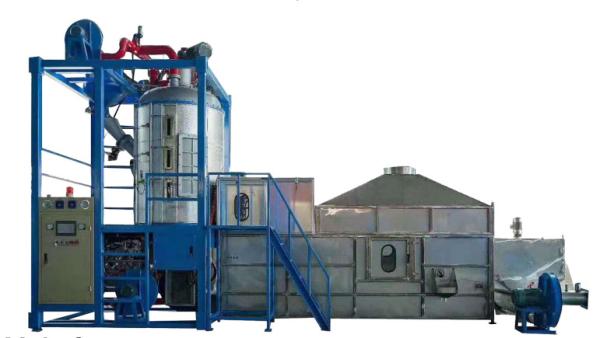 Buy Batch Pre Expander Machine Auto Make EPS Polystyrene White Foam at wholesale prices
