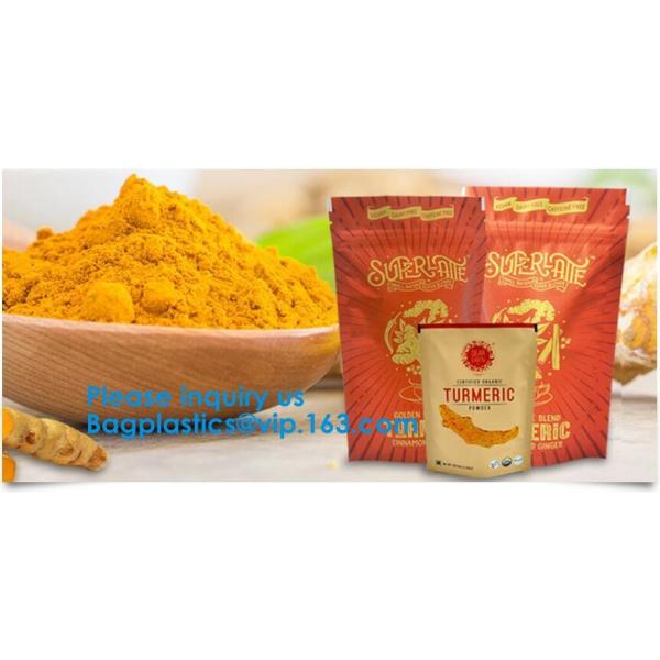 SIDE GUSSET COFFEE BAGS,STAND UP COFFEE BAGS,KRAFT PAPER COFFEE BAGS Foil Zip Lock Stand Up Food Pouches Bags with Notch