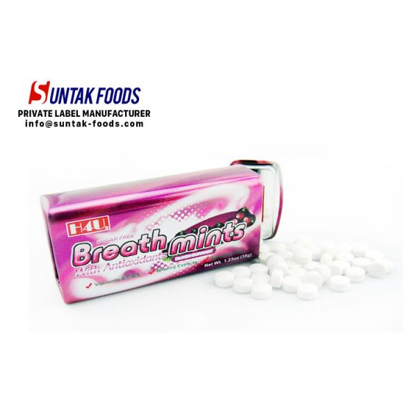 Functional Chewable Black Currant Candy With Vitamin A / C / E Energy Supply