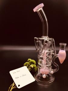 China nice pink bongs / water pipes / glass bongs on sale