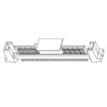 Vrt SMt Plug Input Output Connectors PCle SAS 68Pos PSAS4M3130061TR