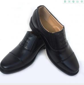 Quality OEM ODM Mens Formal Leather Slip On Dress Shoes Three Joint for sale