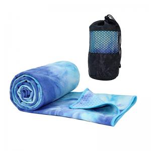 Quality Tie Dye Microfiber Yoga Mat Cover Towel Yoga Towel For Hot Yoga Outdoor for sale