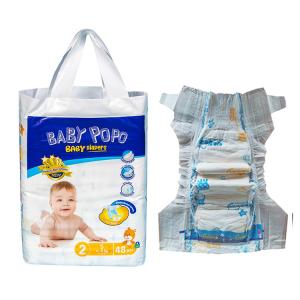 China Yellow Wet Indicator Newborn Baby Diapers on sale