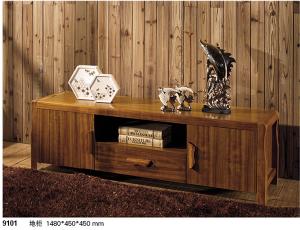 Quality Simple Wood TV stand design Living room set/solid wood floor cabinet set for sale