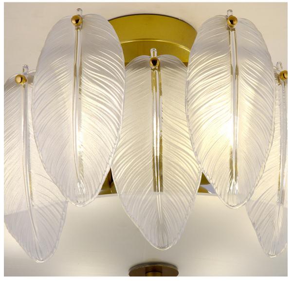 Light Luxury Ceiling Lamp Post Modern Minimalist Bedroom Lamp Creative leaf Chandelier(WH-CA-77)