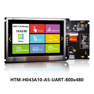 Quality 4.3 Inch UART TFT MODULE TFT LCD 480x272 Display PANEL WITH LCD CONTROLLER BOARD for sale