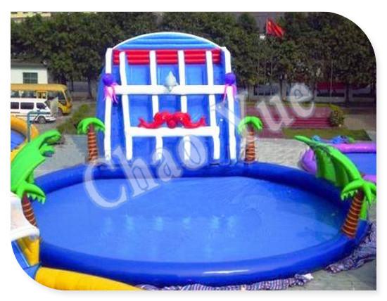 Buy Giant Inflatable Water Slide, Inflatable Slides with Pool at wholesale prices