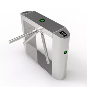 China Security Tripod Turnstile Gate Supermarket Access Control Manual Semi Automatic on sale