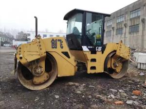 China CB534D Tandem Double Drum Roller Compactor Caterpillar Used 12T on sale