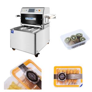 China Touch Screen Pneumatic MAP Packaging Machine , Vertical Vacuum Packaging Machine on sale