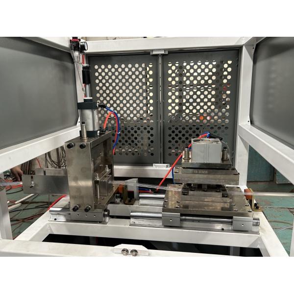 Retail PVC Tag Strip Making Machine And Profile Extrusion Line With Uniform Width Smooth Edge Conical Twin Screw Extruder