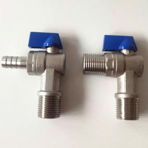 China 304 Cold Water Heater Manual Angle Valve with DN15 Water Media and Screw Nozzle on sale