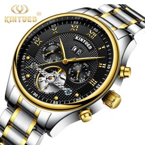 China KINYUED Business Automatic Mechanical Watch Metal Case Shockproof on sale