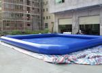 Outdoor Large Inflatable Water Pool , 8m x 8m Square Inflatable Pool