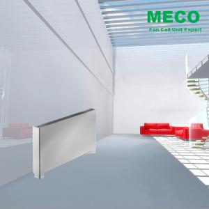 Two Pipe Ultra Thin Floor Standing Fan Coil Unit Powder Coated Casing With Controller