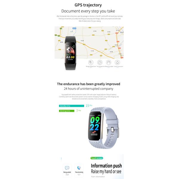 H22 Smartwatch 100mAh Bluetooth Calling Health Monitoring Build In Flash Waterproof Band