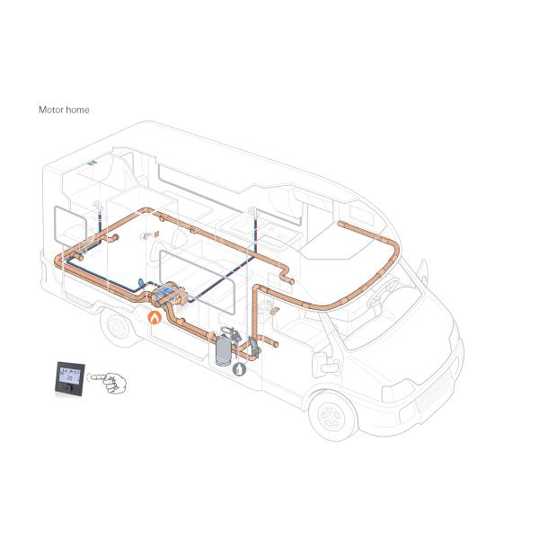 JP Combi air and water diesel heater CE Similar to Truma D6 E heaters for motorhome camper caravans