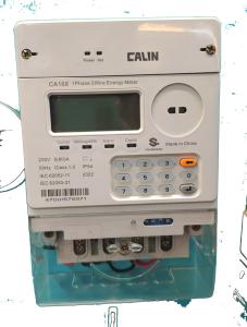 Quality Calinmeter Prepaid Smart Micro Grid System Multi Tariff Kwh Meter Single Phase LORA WAN for sale