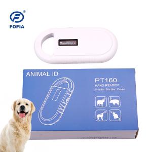 24/7 OLED White Animal Microchip Scanner With Built-In Buzzer Rfid Reader