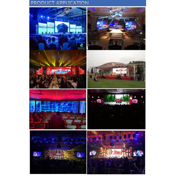 Advertising Use Outdoor Rental LED Display P3.91 With High Contrast Color