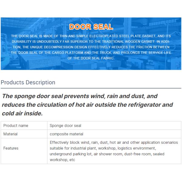 Industrial Loading Dock Shelters With Durability Low Maintenance Wear Resistant Fabric Retractable Mechanical Shelter