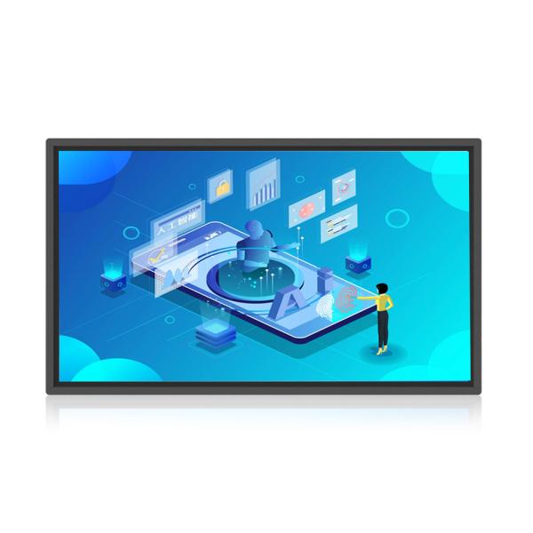 Vandalproof 55inch HD LCD Display Monitor , IR Frame Touch Screen For Education