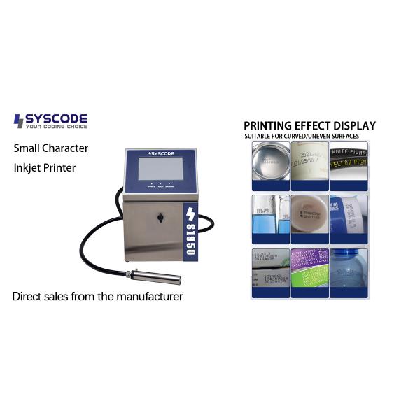 Industrial Small Character Inkjet Printer High-Speed CIJ Coder for Food & Beverage Packaging