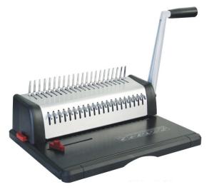 Manual 18 Sheets Perfect Spiral Comb Book Binding Machine for Reports and Presentations