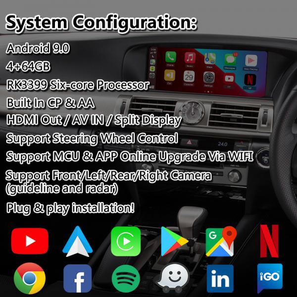 Lsailt Android Multimedia Video Interface for Lexus LS460 LS600h LS F-Sport AWD 2012-2017