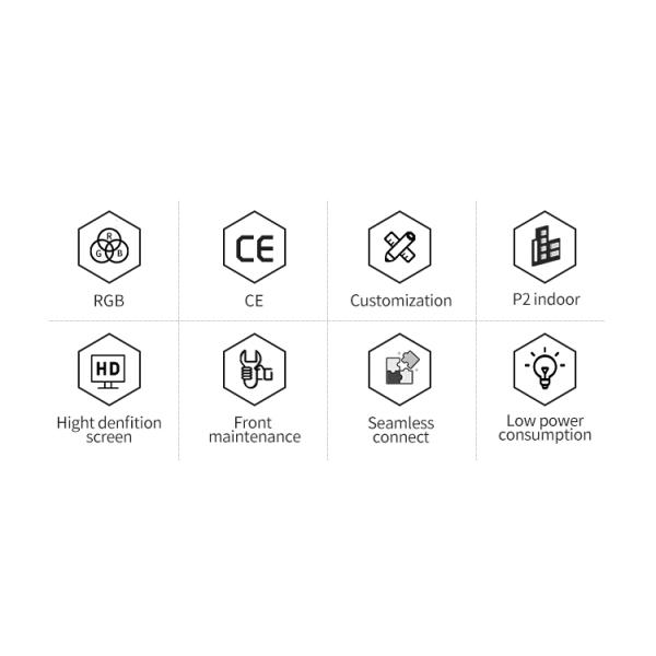 P2.5 P3 P4 P5 Flexible LED Display Screen With Large Viewing Angle Excellent Visual Effects