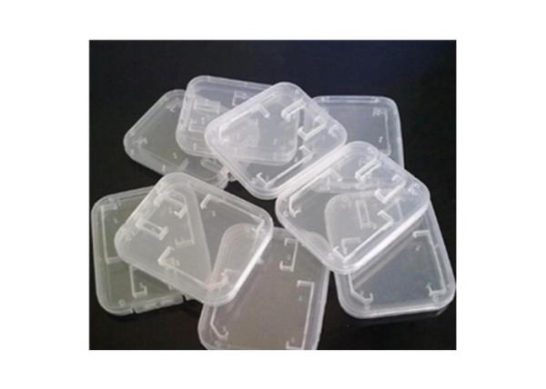 Buy Bulk Hard Plastic Storage Boxes For Memory Card , Transparent Micro SD Card Box at wholesale prices