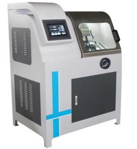 Quality Double Cutting Wheel Automatic Specimen Cutting Machine with Water Cooling Touch Controller for sale