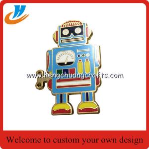 China Android badge/Android robot lapel pin with hard enamel process on sale