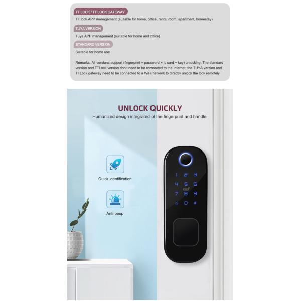 Keyless Smart door lock Tuya App