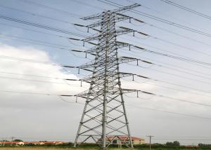 China Double Circuit 110 Kv Transmission Line Towers High Tensile Steel Material on sale