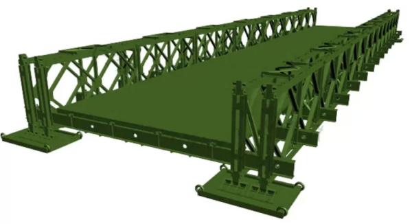 Buy Customizable Prefabricated modular bridge system Antirust steel truss bridge at wholesale prices