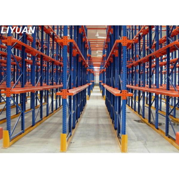 Forklift Drive In Racking System , Drive In Warehouse Racking Optional Dimension