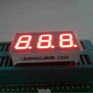 Quality 0.39&quot; Triple Digit Common Anode 7 Segment LED Display For Intrument Panel Indicator for sale