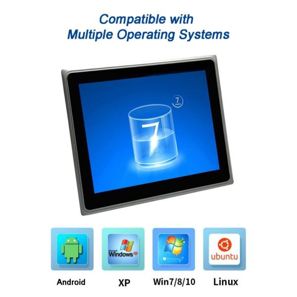New 15 Inch Industrial tablet computers With HD Playback Embedded High Sensitive All in One PC